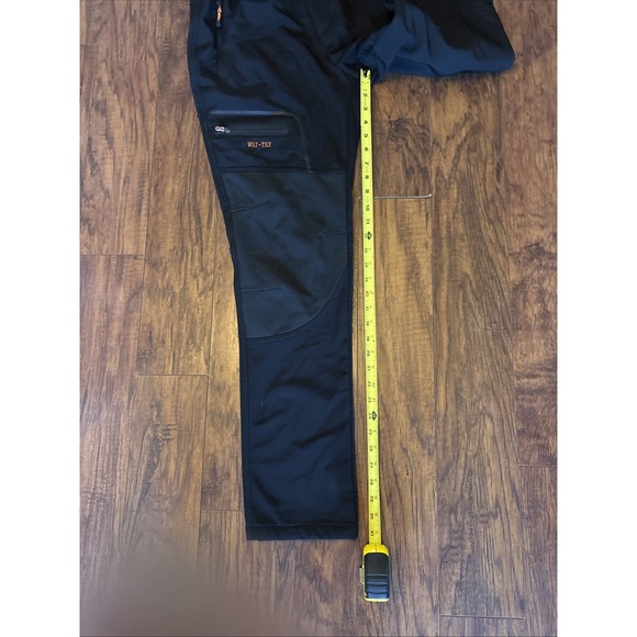 OutdoorSport Wei-Tex Men's Medium  Black Fleece Lined Hiking/Snow Pants - Picture 7 of 9
